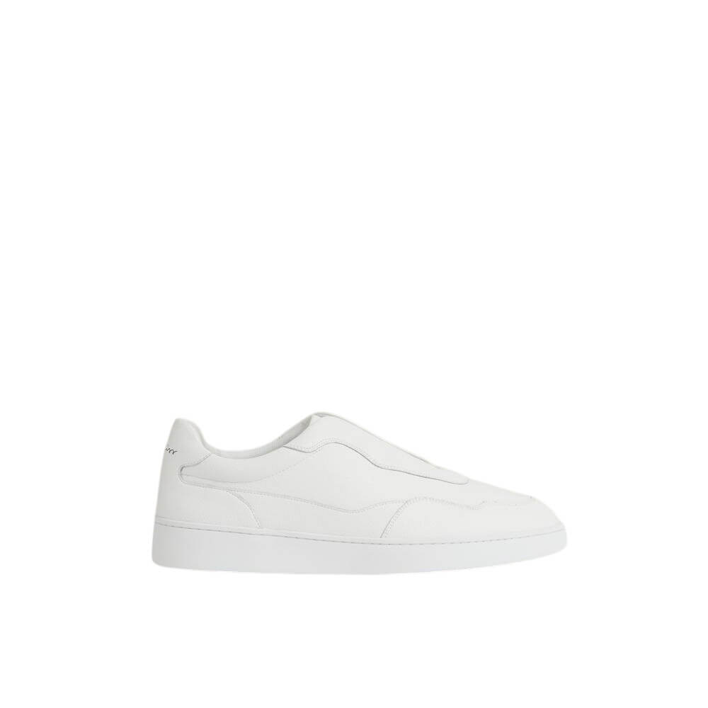 REISS Lane Leather Elasticated-Lace Trainers
